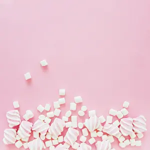 Sweet Treats Image Drucke: Pile marshmallows