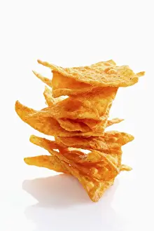 Beauty In Nature Photography Drucke: Piled tortilla chips