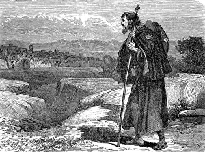 Christian Pilgrimage Sites Drucke: Pilgrimage to Jerusalem, Robert the Magnificent or Robert the Devil