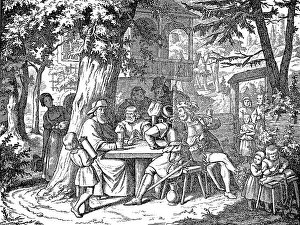 Christian Scripture Drucke: The Pilgrim's Return from Palestine