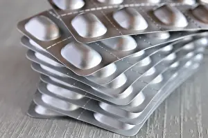 Health Remedy Packaging Drucke: Pills in a blister pack