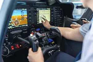Aviation Training Drucke: Pilots are training together