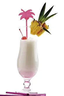 Alcoholic Drinks Drucke: Pina Colada