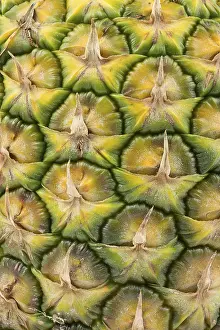 Exotic Food Photography Drucke: Pineapple as a background