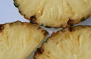 Fruit Photography Studio Drucke: Pineapple fruit (Ananas comosus)
