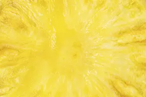 Vegan Diet Background Image Drucke: Pineapple fruit background from above