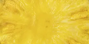 Vegan Diet Background Image Drucke: Pineapple fruit background from above panorama