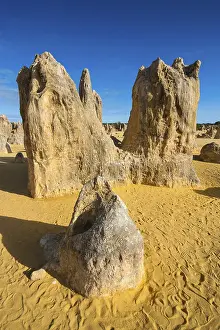 Nambung National Park Scenery Drucke: The Pinnacles limestone formations