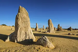 Australian Desert Landscapes Drucke: The Pinnacles limestone formations