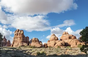 Deserted American Landscapes Drucke: Pinnacles, rock formations The Needles District