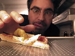 Colorful Meal Drucke: Pizza in the fridge