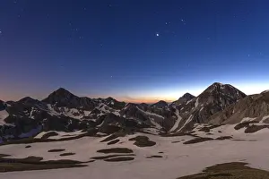 Evening Light On Mountains Drucke: Pizzo d'Intermesoli, 2645m