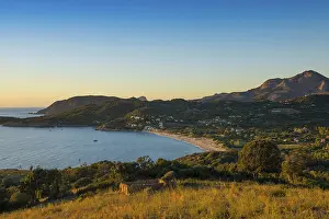 Corsica Beach Drucke: Plage de Peru, Cargese