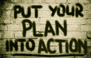 Concept Image Drucke: Put Your Plan Into Action Concept