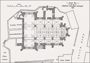 Plän der Trinitäts-Colleg Kirch