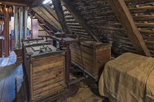 Lauf An Der Pegnitz Museum Drucke: Plansifter, used to separate the grain components