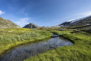 UNESCO World Heritage Norway Drucke: Plateau with small lakes and bogs