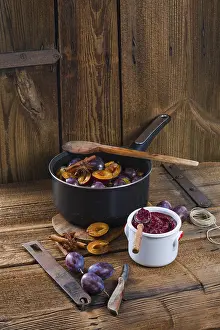 Plum Puree Drucke: Plum puree