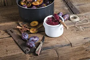 Plum Puree Drucke: Plum puree