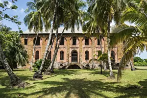 Drucke von Ehemalige politische Inhaftierung auf Devil's Island, Îles du Salut, Französisch-Guayana Französisch-Guayana Drucke: Ehemalige politische Haft auf Devil's Island.