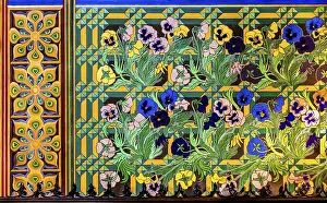 UNESCO World Heritage Site Krakow Drucke: Polychrome detail by Wyspianski