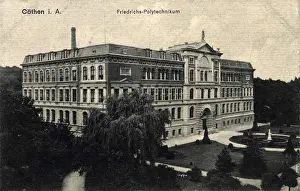 German Historical Image Drucke: Polytechnic in Kothen (Anhalt)