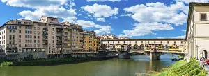 Ponte Vecchio Bridge Drucke: Ponte Vecchio Bridge over Arno River