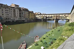 Old Town Florence Italy Drucke: Ponte Vecchio, Florence, bridge