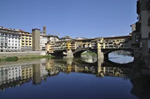 Arno River View Drucke: Ponte Vecchio, Florence, bridge
