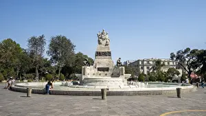 Lima Drucke: Pool der Jahrhundertfeier, Park der Ausstellung, Lima, Peru