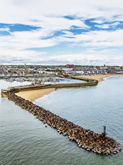Drone Photography UK Drucke: Port of Ramsgate from a drone, Ramsgate