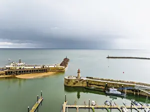 Drone Photography UK Drucke: Port of Ramsgate from a drone, Ramsgate