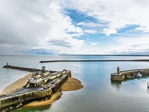 British Coastal Landscape Drucke: Port of Ramsgate from a drone, Ramsgate