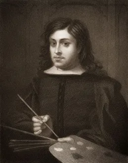 Spanish Baroque Painter Drucke: Portrait of Bartolome Esteban Murillo