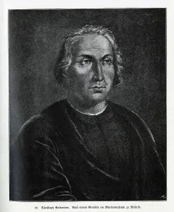 Full Frame Portrait Photo Drucke: Portrait of Christopher Columbus