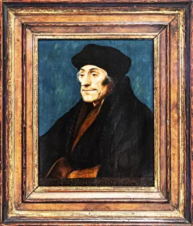 Hans Holbein Younger Artwork Drucke: Portrait of Desiderius Erasmus
