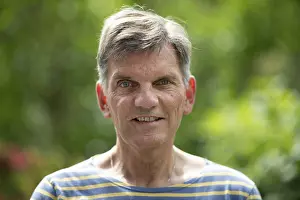 Caucasian Senior Citizen Photo Drucke: Portrait of elderly man, Stuttgart