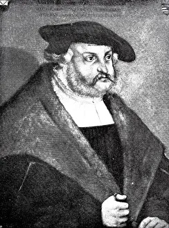 Lucas Cranach The Elder Portrait Drucke: Portrait of Frederick the Wise