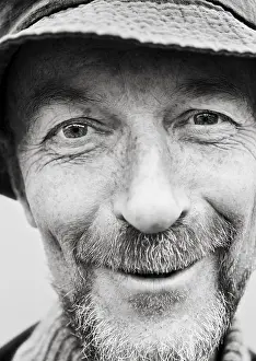 Bearded Male Portrait Drucke: Portrait of a man