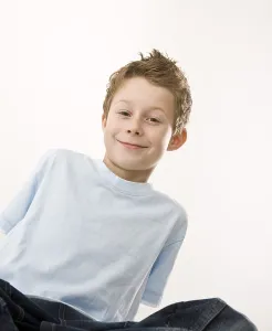 Caucasian Youth Drucke: Portrait of a smiling boy
