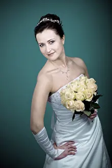 Young Bride Drucke: Portrait of a young bride