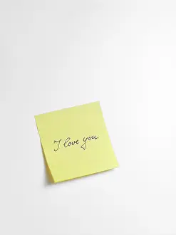 Colourful Lettering Drucke: Post-It, Note