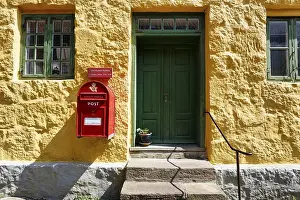 Postamt, Fassadenansicht.