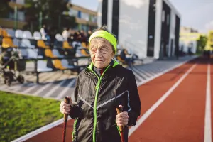 Active Retirement Drucke: Active rest of the elderly theme
