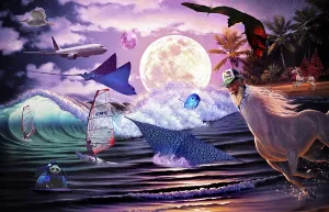 Centaur Art Drucke: Composing with Fish and Birds and Centaur
