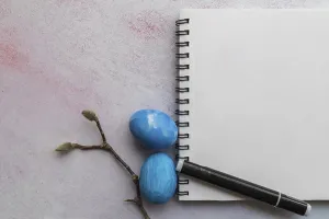 Easter Composition Drucke: Composition easter attributes