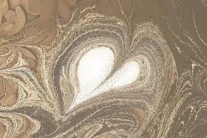 Uninhabited Landscape Art Drucke: Ebru marble conch effect surface pattern design for print