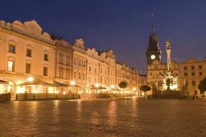Historische Altstadt von Pardubice am Labe