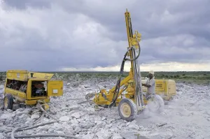 Open Cast Mining Drucke: Limestone Mining