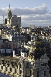 Madrid Architecture Drucke: Metropolis Building or Edificio Metropolis